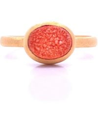 GEM BAZAAR - Balls Of Fire Stacking Ring - Lyst