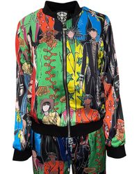 Any Old Iron - Printed Heroes Bomber Jacket - Lyst