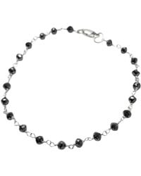 Rahul's Jewels - 6.75" Genuine Diamond Rosary Bracelet - Lyst