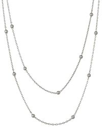 Spero London - Dorissa Multicolour Sterling Beaded Double Necklace - Lyst