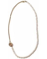 Vicky&Nico - Pearl Sphere Necklace - Lyst