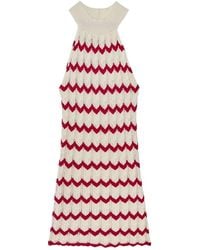 Thisisu Collection - Bellina Zigzag Beachwear Knit Dress - Lyst