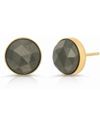 Heather Hawkins Jewelry - Rose Cut Pyrite Oversized Studs - Lyst