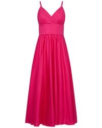 Roses Are Red - Seren Cotton Dress - Lyst