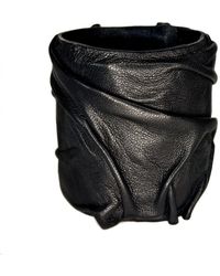 WAIWAI - Ripple Leather Cuff Bracelet - Lyst