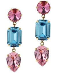 Otazu - Lady Kate Statement Earrings Aqua - Lyst