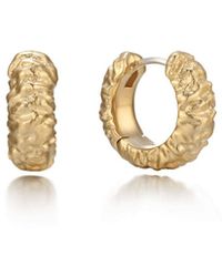 Didier Dubot - Sensuelle Raw-Plated Hoop Earrings - Lyst