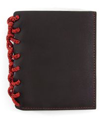 Anchor and Crew - Deep felrigg Leather & Rope Wallet - Lyst