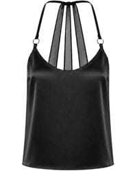 OW Collection - Lindsey Satin Top - Lyst