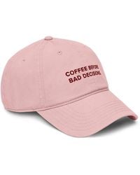 Anchor and Crew - Rose Gustatory Coffee Before Bad Decisions. Cotton Embroidered Cap - Lyst