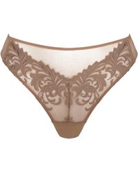 BonBon Lingerie - Neutrals Carmela Thong - Lyst