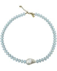 Christina Greene - Moment Of Zen Stone Beaded Necklace - Lyst