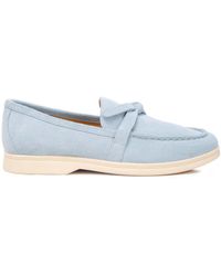 Rag & Co - Nautica Genuine Suede Knot Detailed Loafers - Lyst