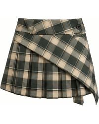 Richa Sharma - Heritage Tartan Pleated Check Mini Skirt - Lyst