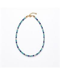 Nuvv Collection - Evil Eye Beaded Necklace – Detail Summer Choker - Lyst