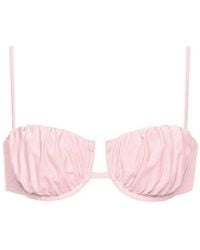 Montce - Pale Blush Silkie Petal Bikini Top - Lyst