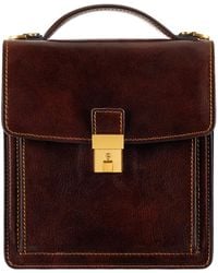 Time Resistance - Small Leather Briefcase For - Lyst