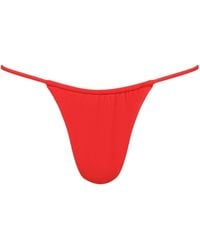Playaluxe - Capri Ruched String Bikini Bottom - Lyst