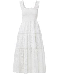 Change of Scenery - Neutrals Kristen Cotton Lace Dress - Lyst