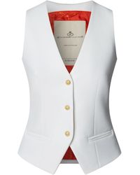 The Extreme Collection - Tailored Vest With Buttons Atelier - Lyst