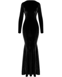 ROSERRY - Melbourne Velvet Maxi Open Back Dress - Lyst