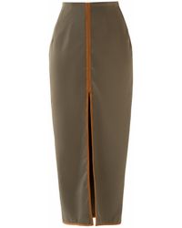 La Musa - Line Skirt - Lyst