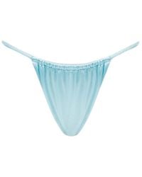 Decolet the label - Gia Satin Bikini Bottoms - Lyst
