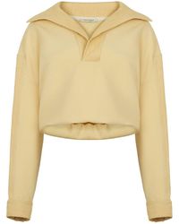 Nocturne - Hooded Yellow Sweatshirt - Lyst