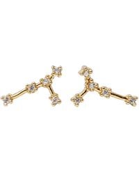 Harfi - Cancer Star Sign Constellation Astrology Tiny Earrings - Lyst