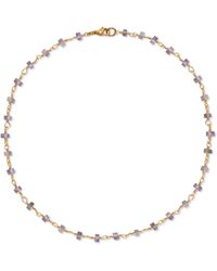 A Weathered Penny - Amethyst Wire Necklace - Lyst