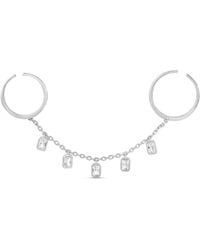 SHYMI - Two Finger Bezel Set Adjustable Ring - Lyst