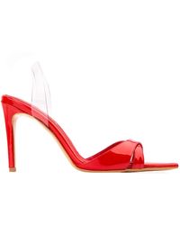 Ginissima - Thea Bloody Patent Leather Sandals - Lyst