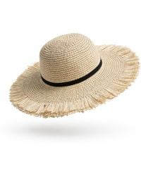Springmoonatelier - Sunny Days Raffia Striped Hats - Lyst