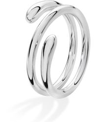 Lucy Quartermaine - Sterling Coil Drop Ring - Lyst