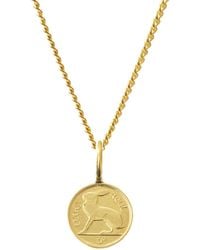 Katie Mullally - Irish 3D Coin Plated Necklace - Lyst