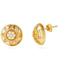 Onewildone - Here Comes The Sun Vintage Style Earrings - Lyst