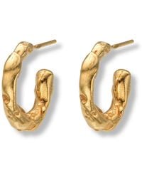 EVA REMENYI - Talisman Small Hoop Earrings 14K - Lyst