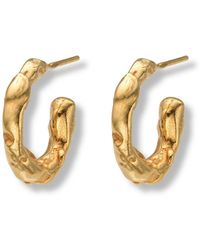 EVA REMENYI - Talisman Small Hoop Earrings 14K - Lyst