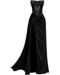 Angelika Jozefczyk - Satin Sequin Evening Gown Nadya - Lyst