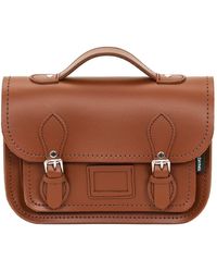 Zatchels - Leather Midi Satchel - Lyst