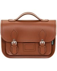 Zatchels - Leather Midi Satchel - Lyst