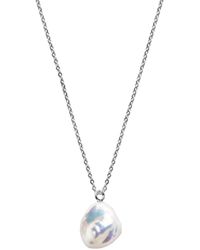 Ora Pearls - Mermaid Keshi Pearl Fine Chain Necklace - Lyst