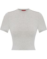 Pcfg - Cotton Slim Fit Crop Tee - Lyst