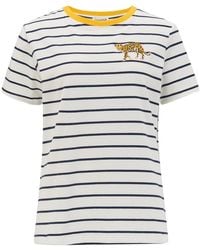 Sugarhill - Maggie T-Shirt, Off, Leopard Embroidery - Lyst