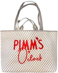 Lilly Loves - Pimms O'Clock Chequered Handbag - Lyst