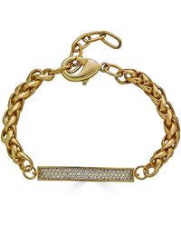 Loni Paul Jewelry - Matte Pave Connector Bracelet - Lyst