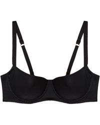 Journelle - Iris Low Balconette Bra Noir - Lyst