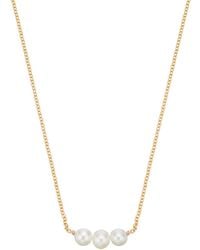 Lily & Roo - Cluster Pearl Choker - Lyst