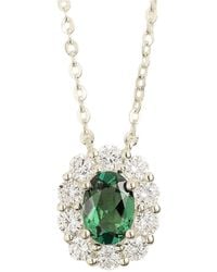 Juvetti - Prill Necklace Set With Emerald & Diamond - Lyst