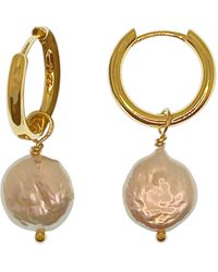Ninemoo - Baroque Pearl Drop Earrings - Lyst